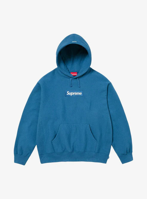 Supreme Box Logo Hoodie Blue